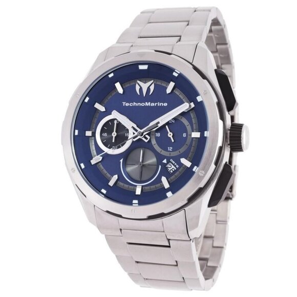 FX03460B NWT Technomarine Fashion Men's Quartz Steel Authentic Watch - Picture 1 of 3